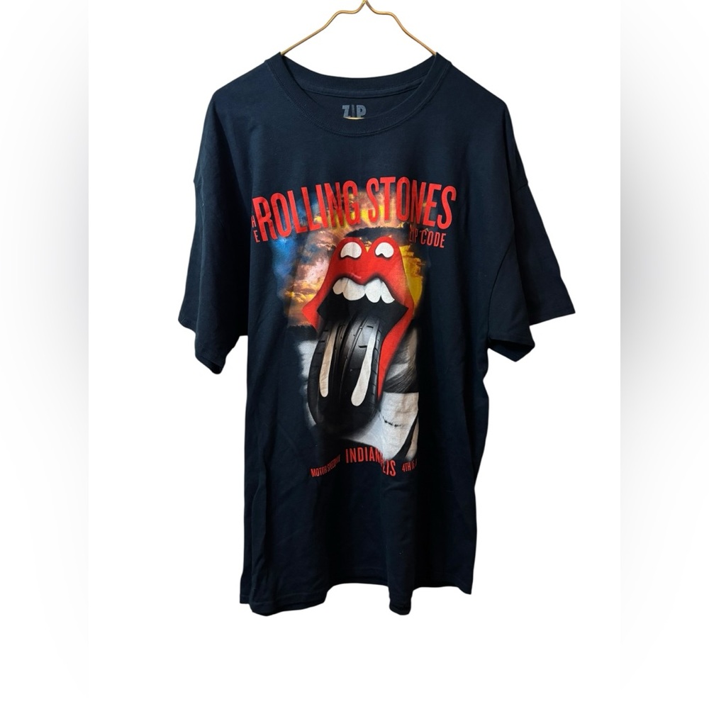 Zip code | Rolling Stones motor speedway Indianapolis 2015 July tshirt XL tee